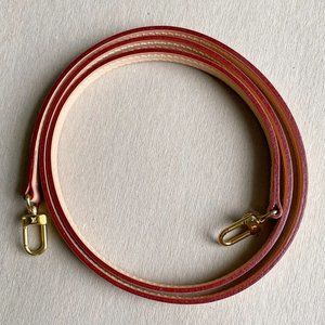 Louis Vuitton Vachetta leather crossbody strap gold hardware authentic